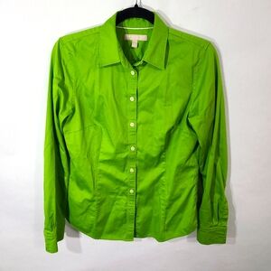 Banana Republic Green Button Down Shirt